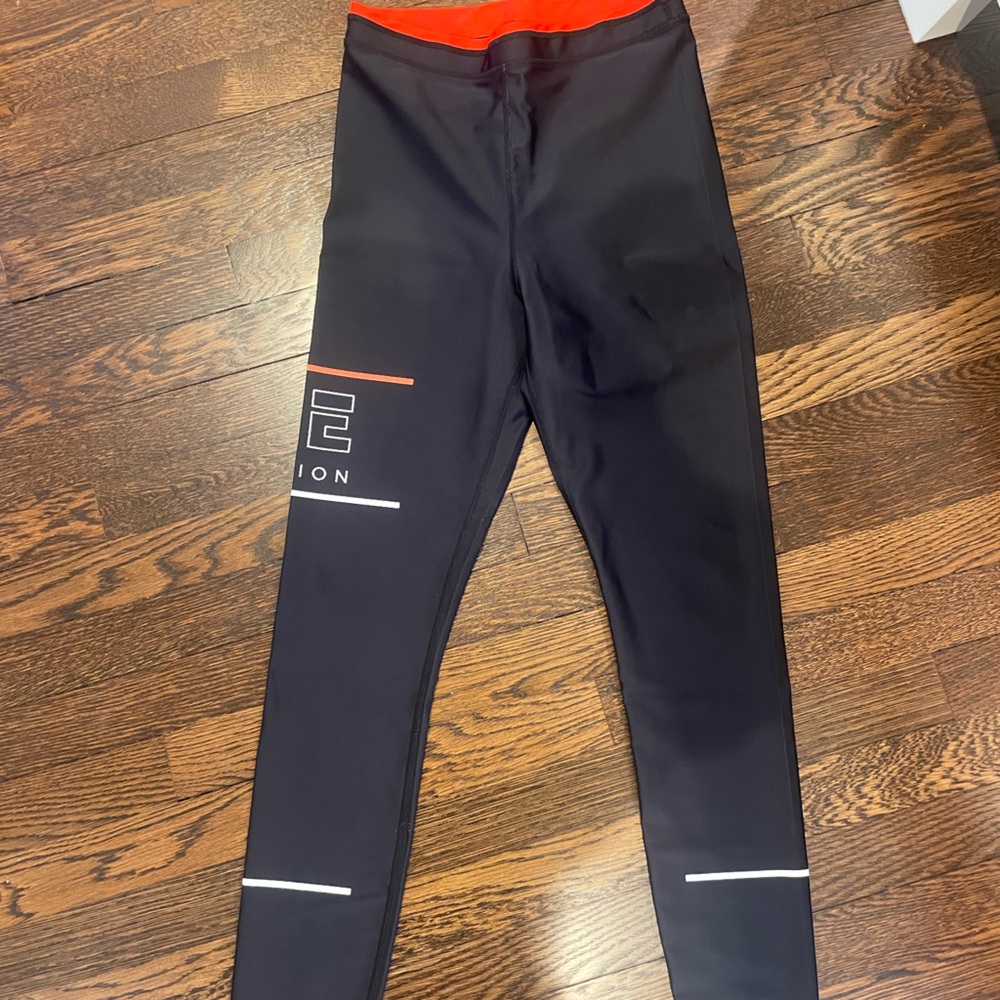 Black and Red P.E Nation leggings